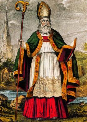 St Patrick. (Currier and Ives)