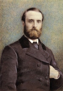 Postcard of Charles Stewart Parnell, c. 1881.