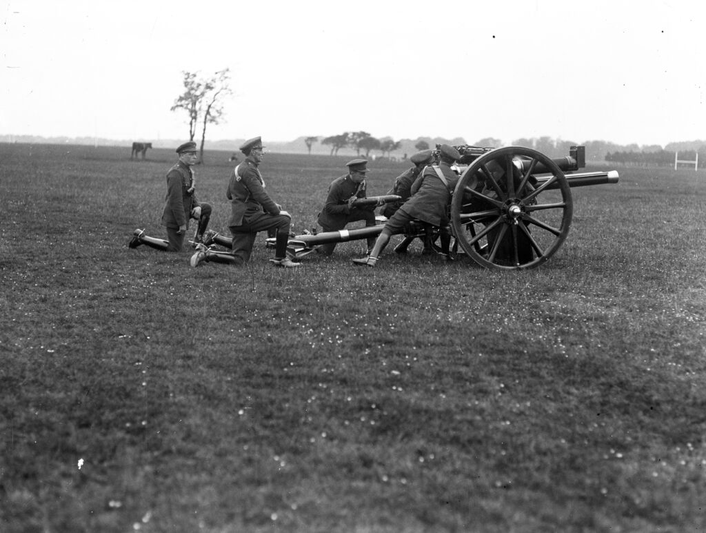 THE FREE STATE ARMY’S FIRST PEACETIME ARTILLERY PRACTICE