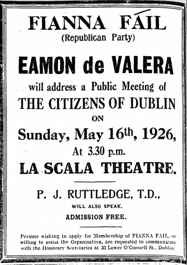 FIANNA FÁIL FOUNDED
